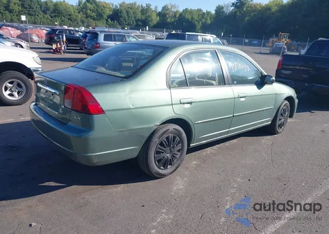 2003 Honda Civic Lx from USA, damaged, VIN 2HGES16513H621323